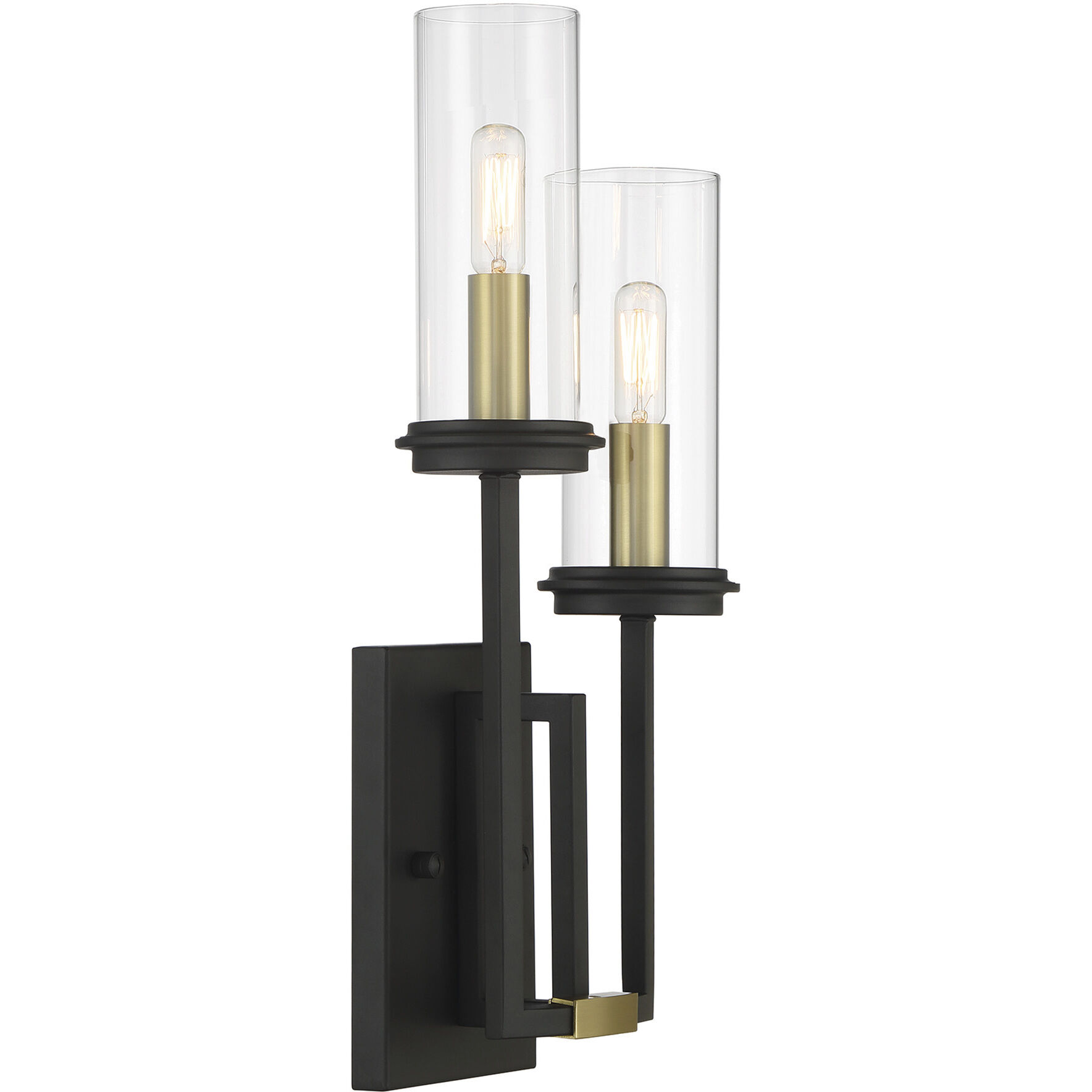 Hillstone 2 Light 8.25 inch Soft Brass And Sand Coal Wall Sconce Wall Light